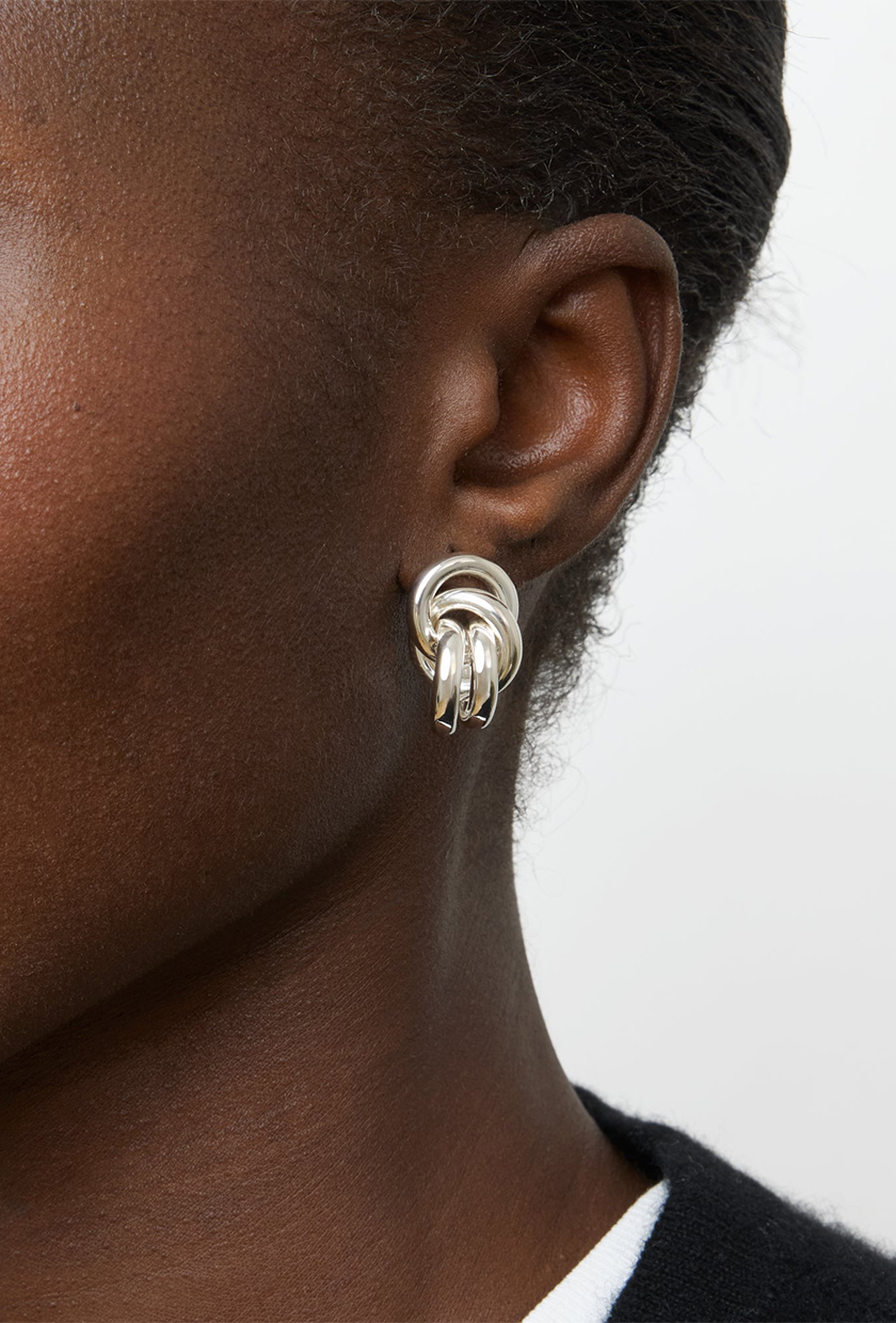Li&eacute; Studio, The Vera Silver Earrings