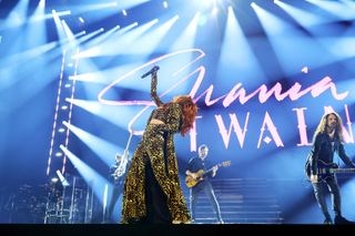 Shania rocked the 1997 That Dont Impress Me Much leopard outfit