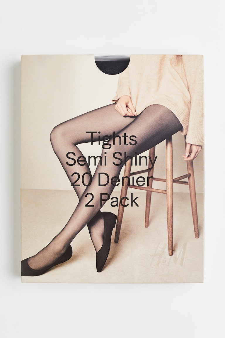 2-Pack 20 Denier Tights