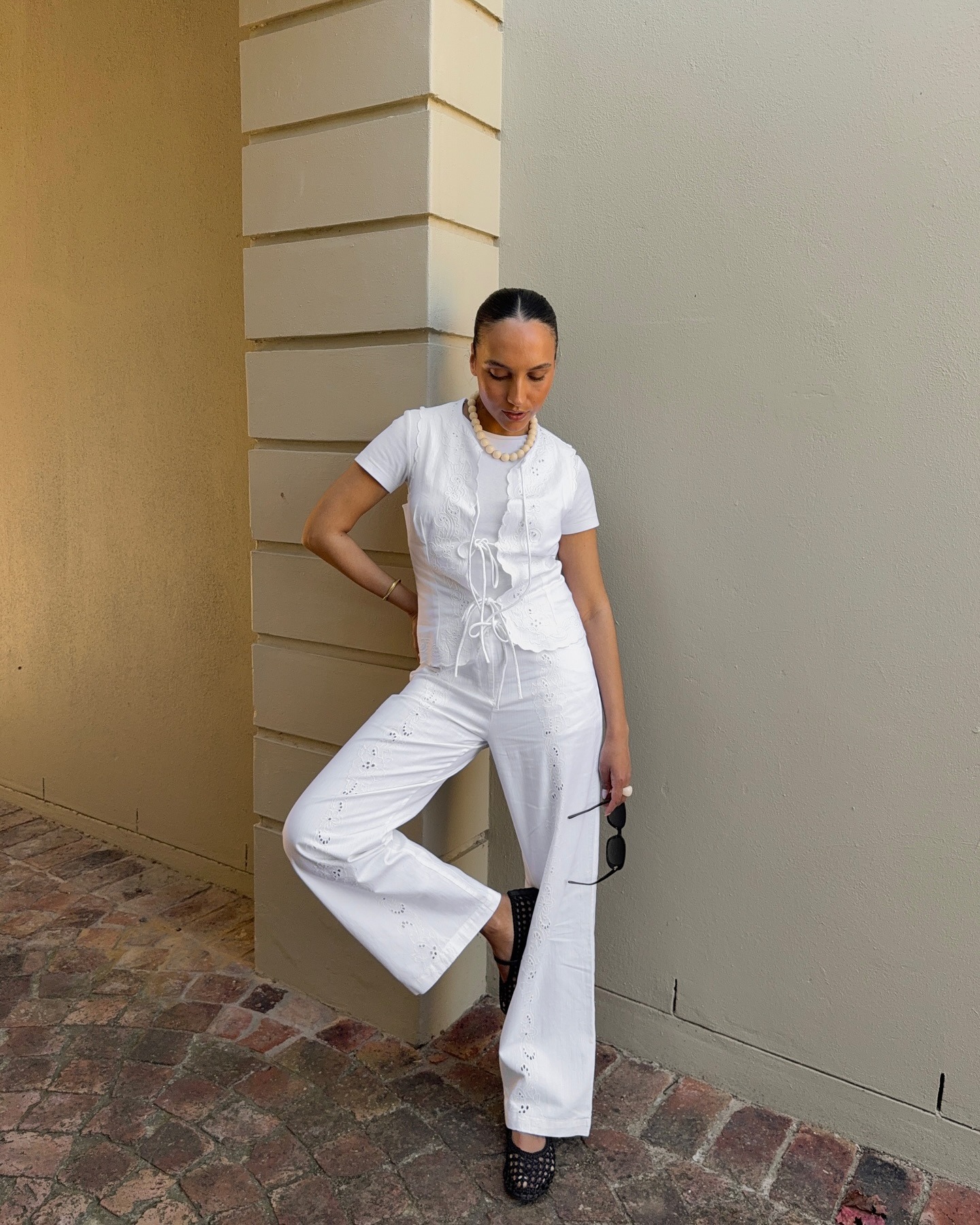 Ingrid Fagerli Edvinsen wearing a summer outfit.