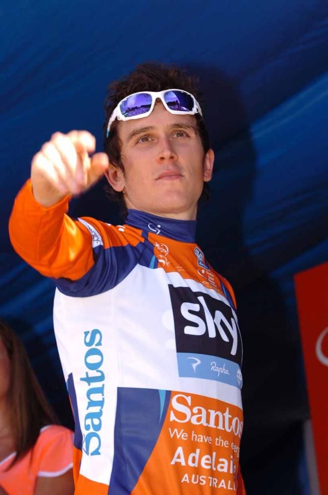 Geraint Thomas (Sky) retains the ochre jersey.