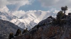 A snowy winter in the White Mountains of Crete