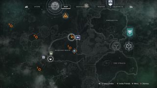 Destiny 2 Season of the Lost tracing the stars 1 atlas skew location map