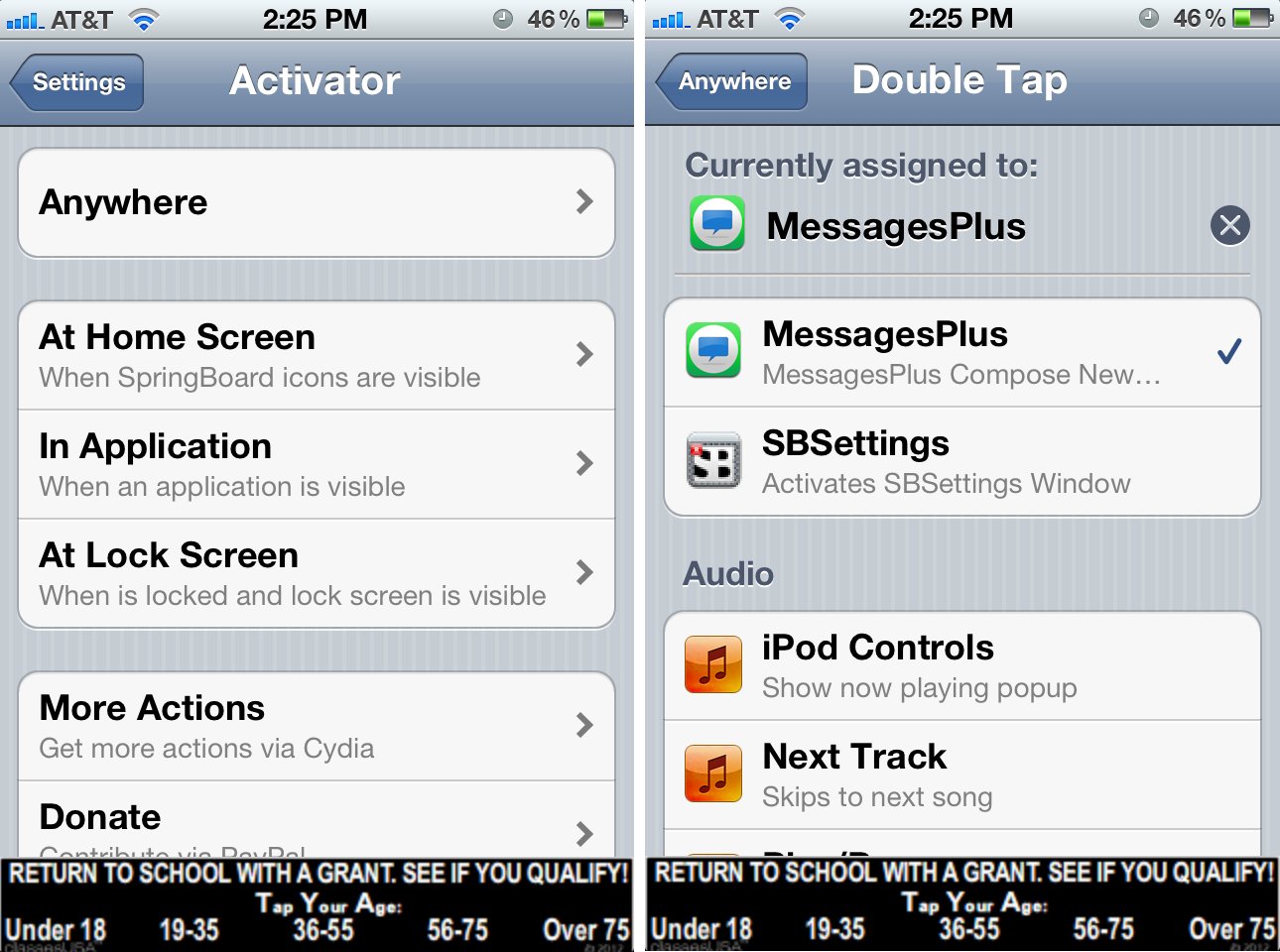 How to set up custom gestures with Activator for iPhone and iPad ...