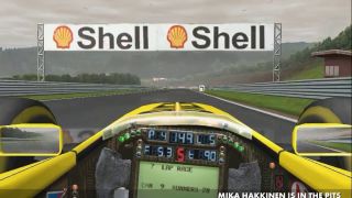 Best racing games - an in car view of an indycar