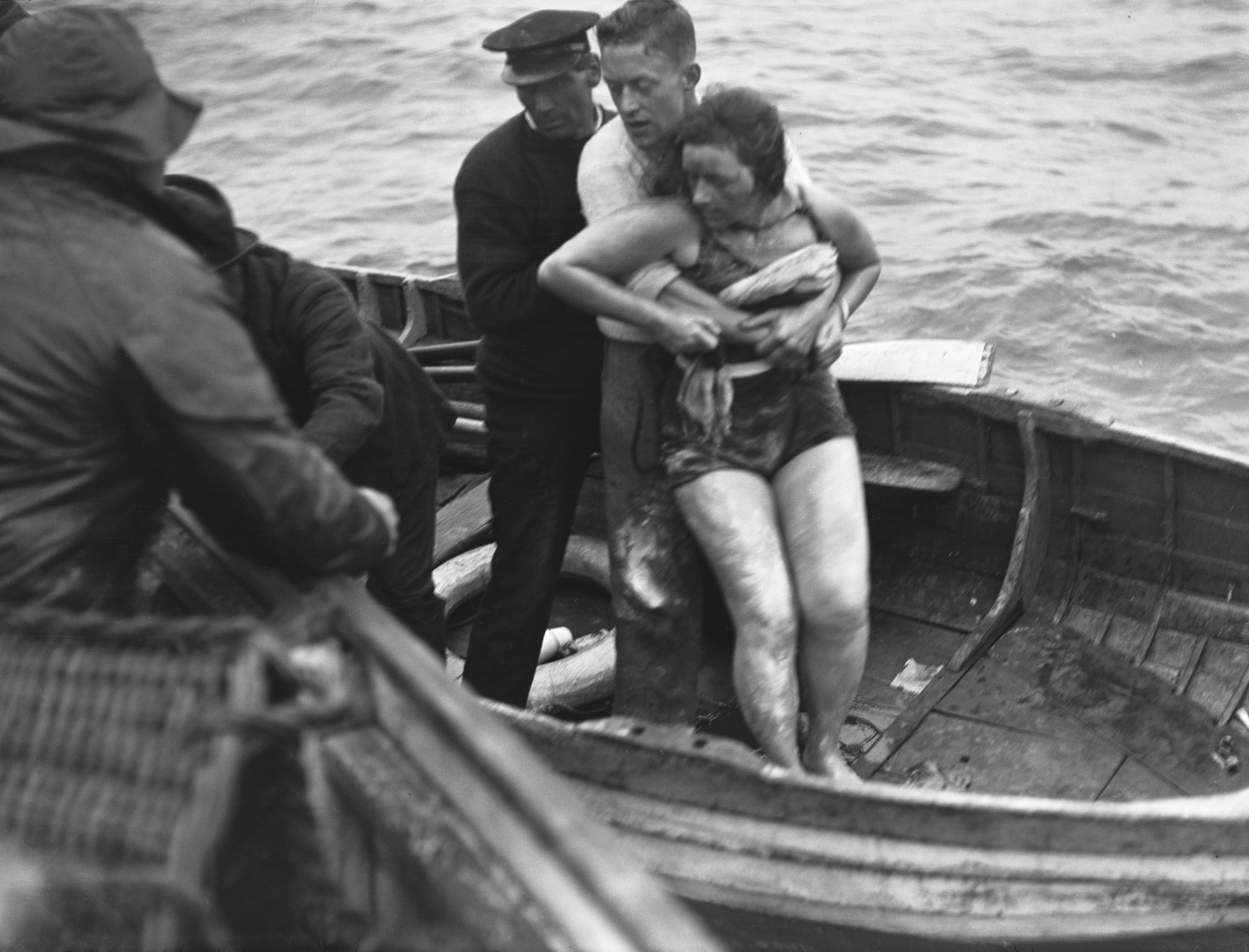 Mercedes Gleitze during her Vindication Swim