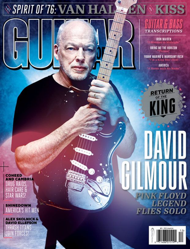 December 2015 Guitar World David Gilmour Flies Solo, Van Halen Rising