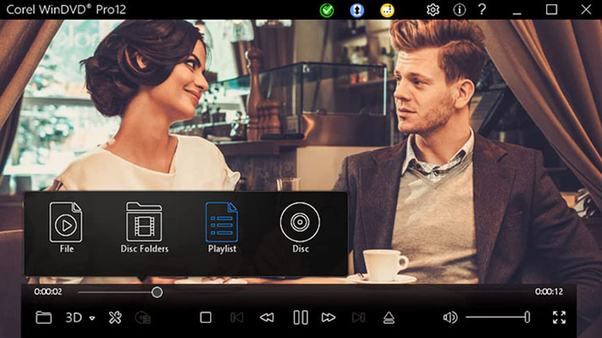 Best Blu-ray player software: Corel WinDVD Pro12