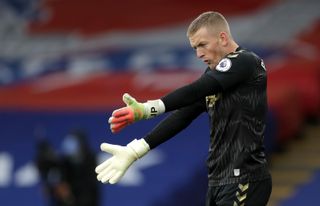 Jordan Pickford's position as England's first-choice goalkeeper has come into question