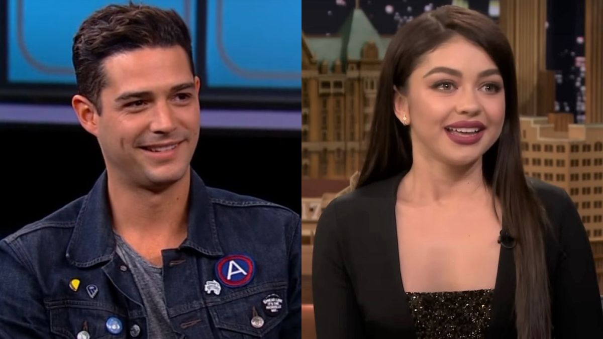 Wells Adams on ET and Sarah Hyland on Jimmy Fallon.