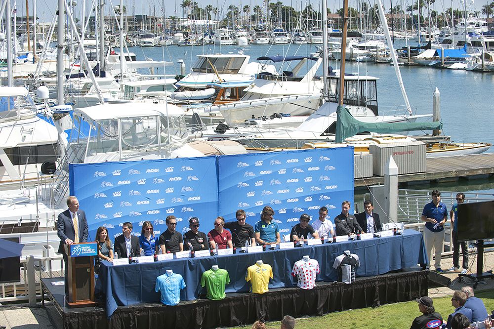 The pre-Tour of California press conference
