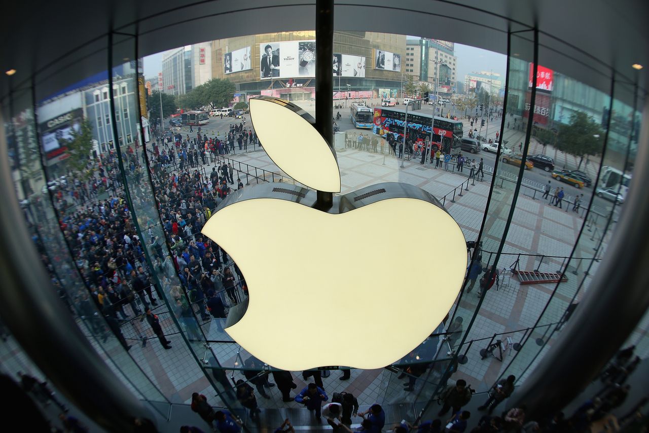 An Apple store in China