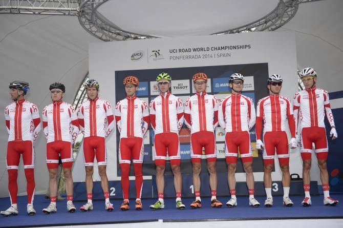 The Polish riders before the start