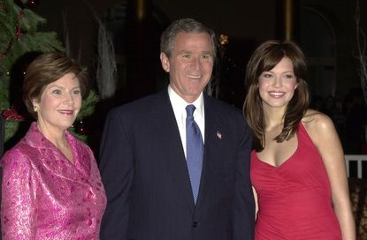 Mandy Moore With George W. Bush 