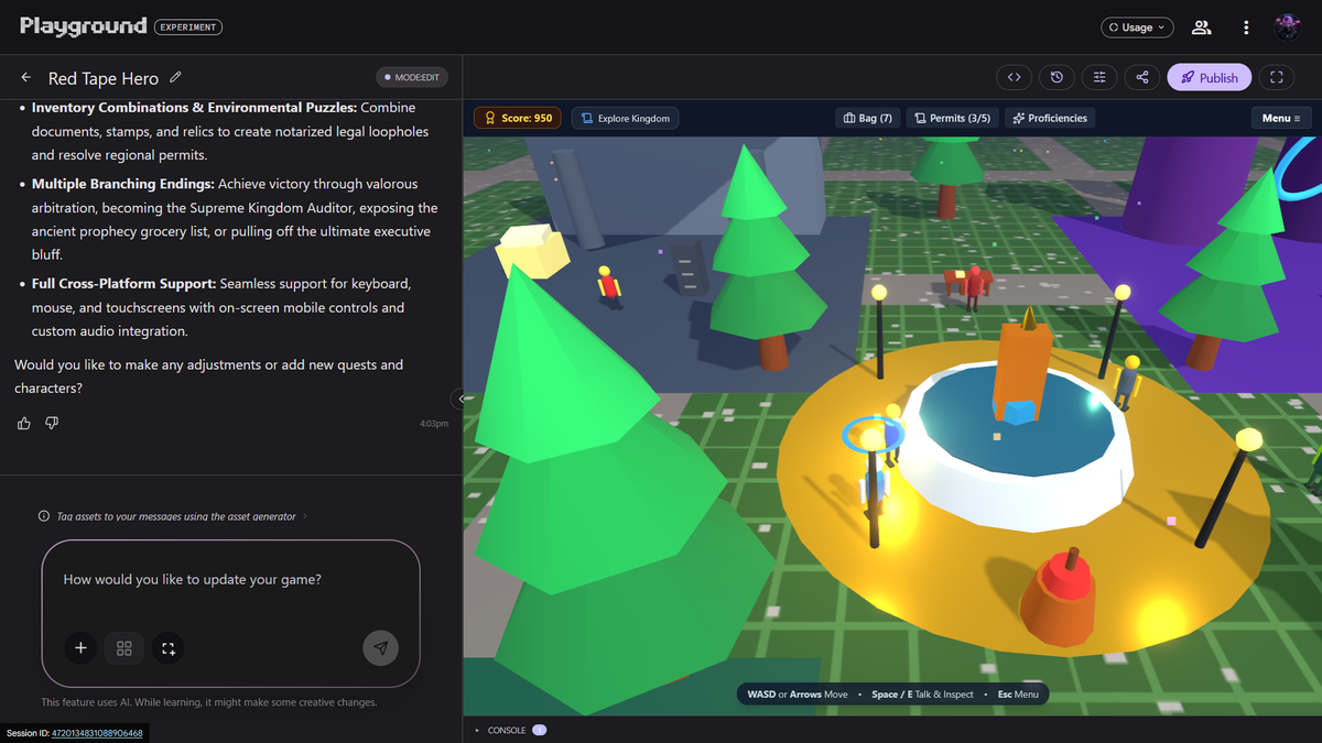Google AI Playground