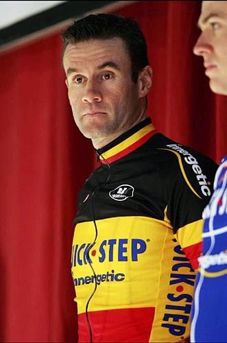 New signing Serge Baguet in his Belgian Champion's colours