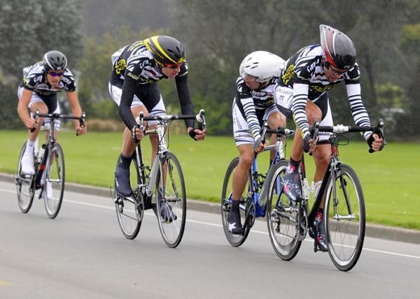 Zookeepers-Cycle Surgery finished 2nd in the opening stage of the Tour of Southland.