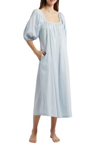 Cotton Poplin Nightgown