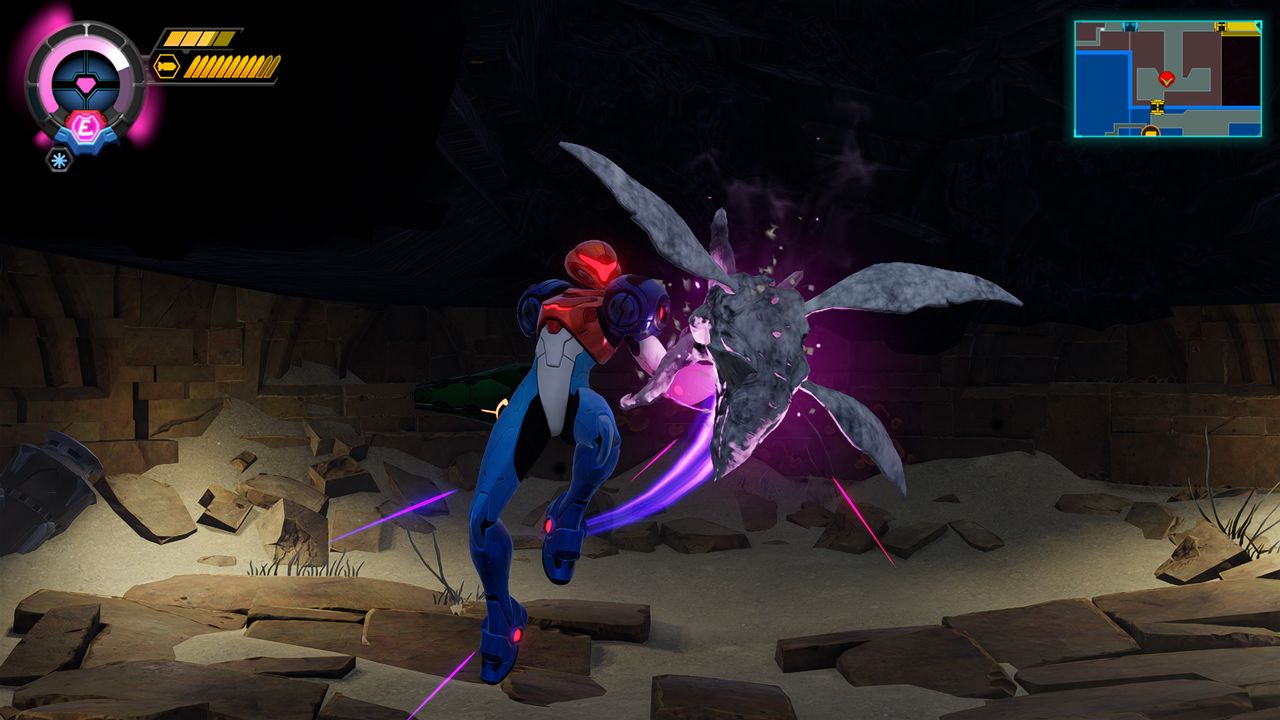 Metroid Ravenous gameplay screenshot captured on Nintendo Switch 2