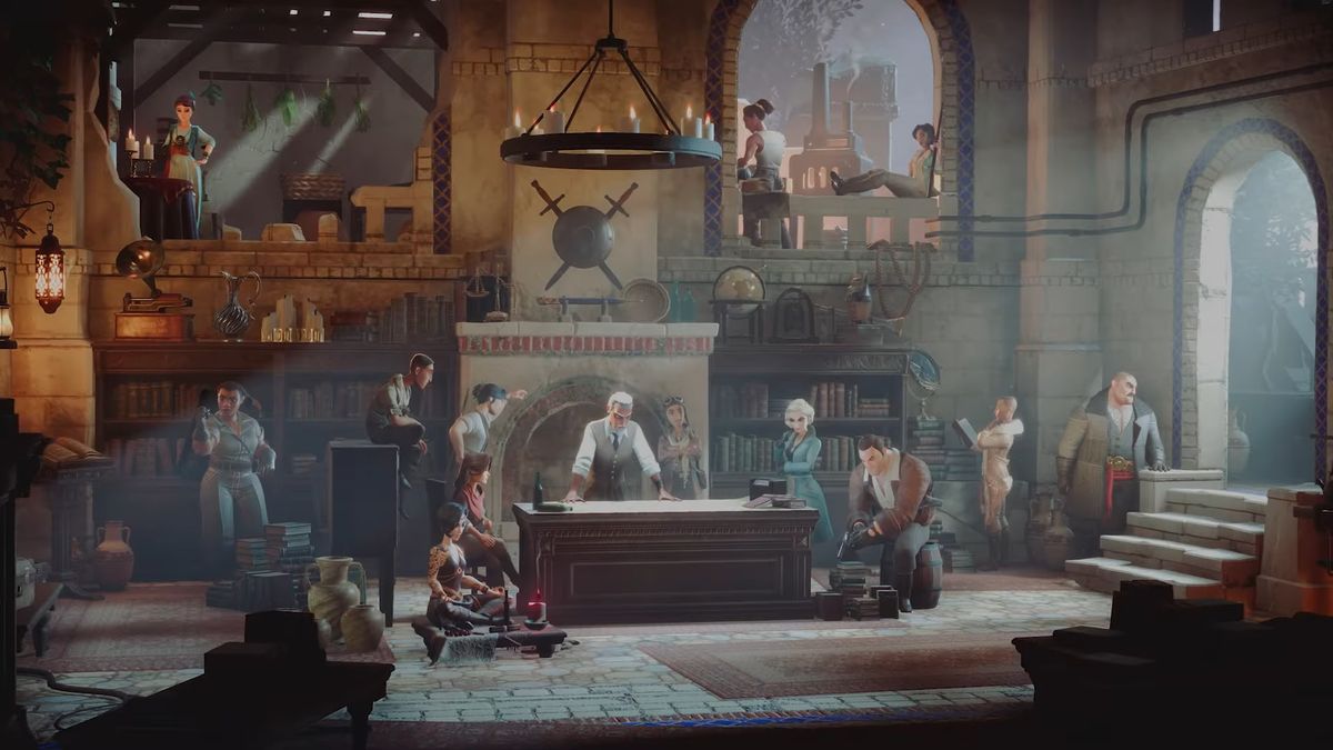 Screenshot of The Lamplighters League reveal trailer.
