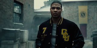 Ray Fisher as Victor Stone in a deleted scene from Justice League
