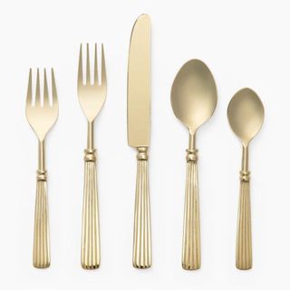 McNully Polished Brass Flatware