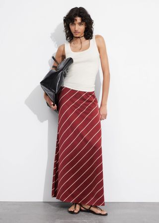 Satin Maxi Skirt