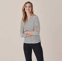 Essential Breton Top was £21.75 now £14.50 | Crew Clothing