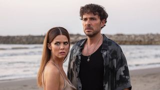 Juana Acosta and Manolo Cardona in "Medusa" on Netflix