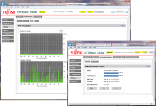 Fujitsu CS800 - RAID array throughput