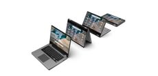 Four renditions of the Acer Chromebook Spin 514 with a white background