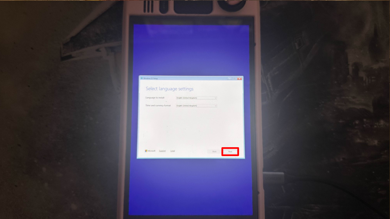 Steam Deck installing Windows