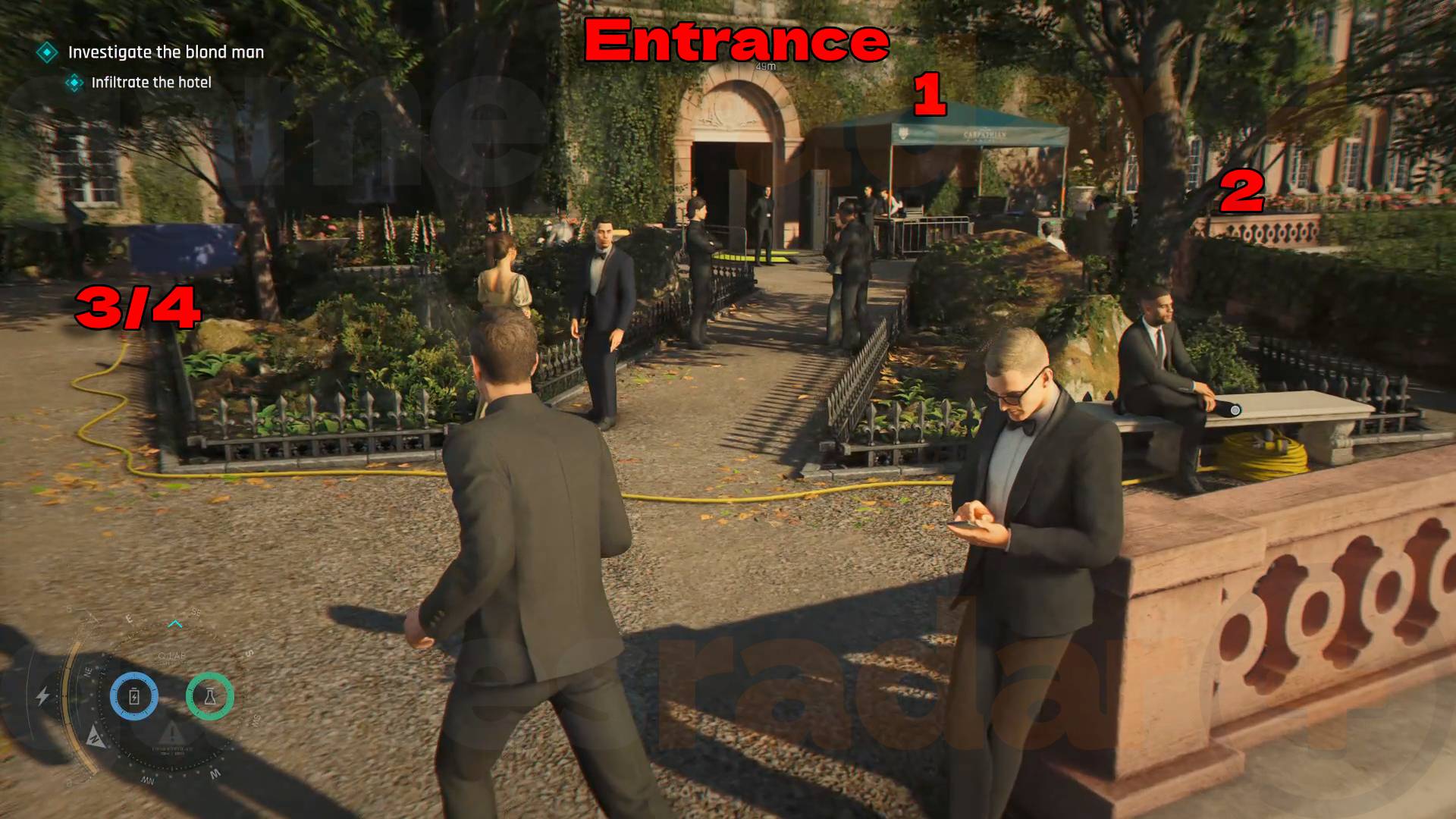 007 First Light hotel entrance options