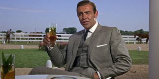 Goldfinger Sean Connery sits back with a nice drink in Kentucky