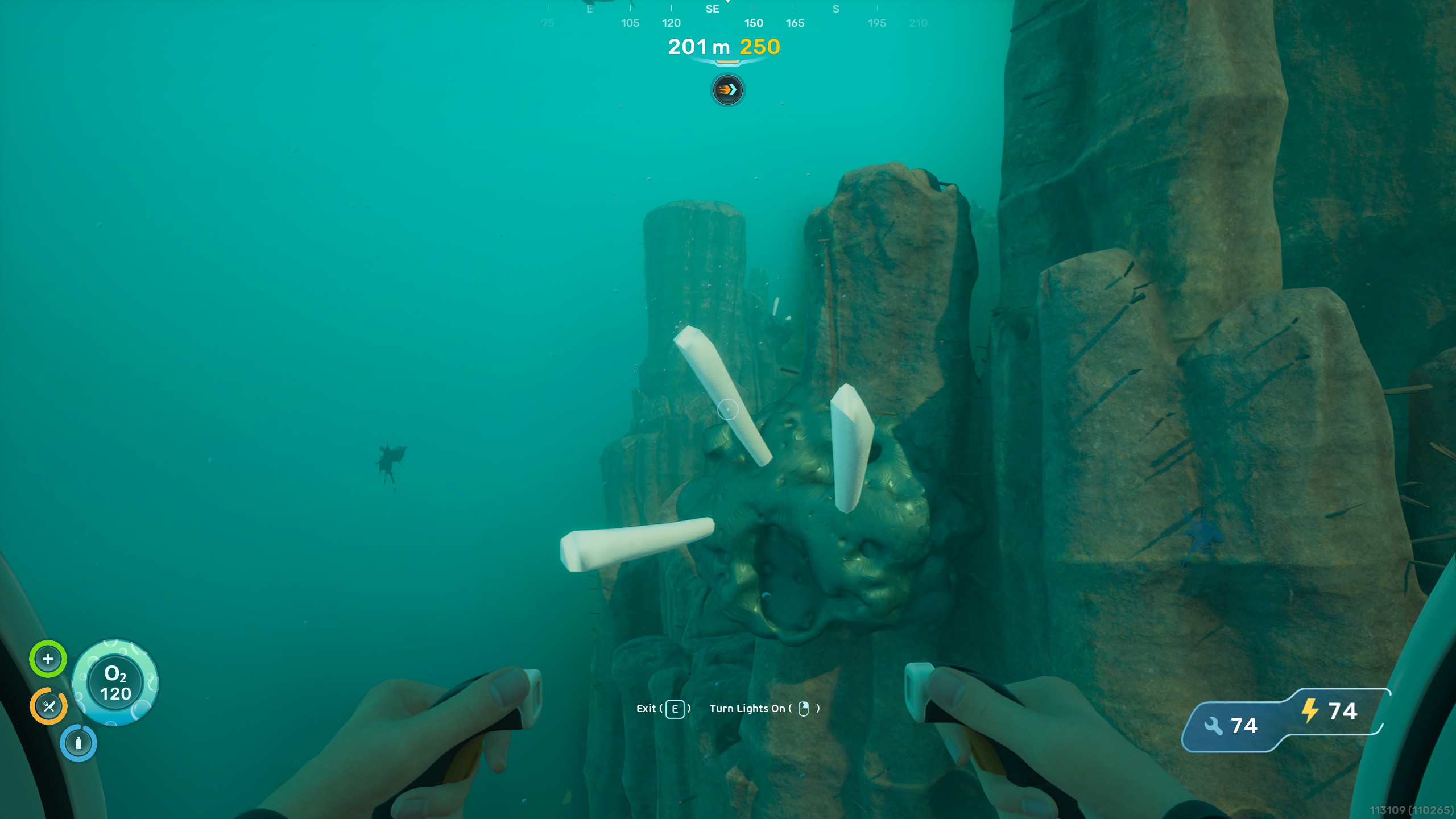 Subnautica 2 Creature Enamel viewed from Tadpole
