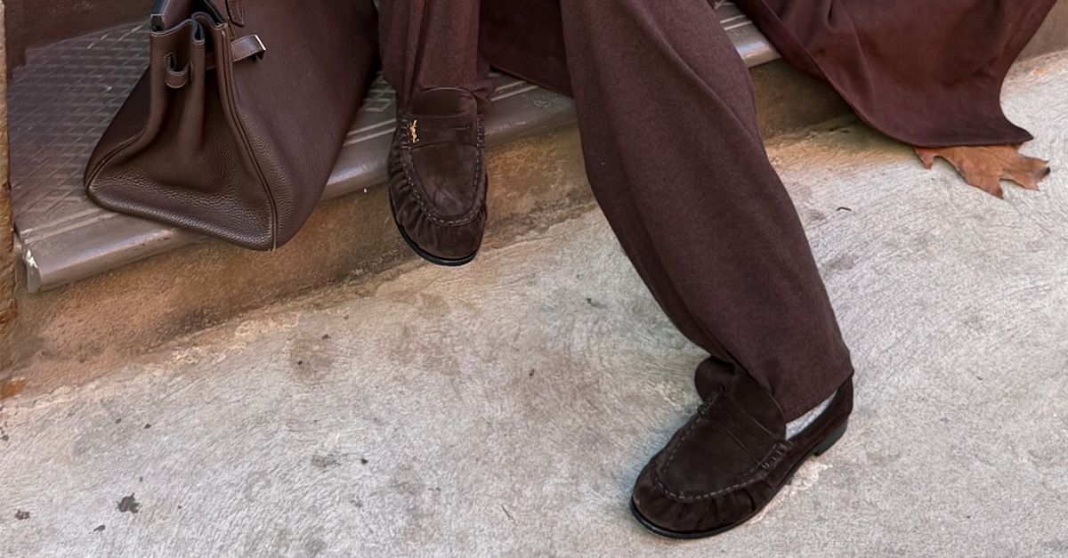 Parisian People Can’t Get Enough of the Ruched Loafer Trend