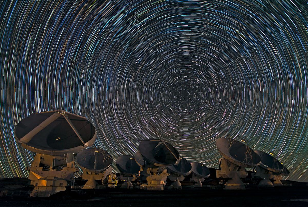 Alma Star Trails ESO