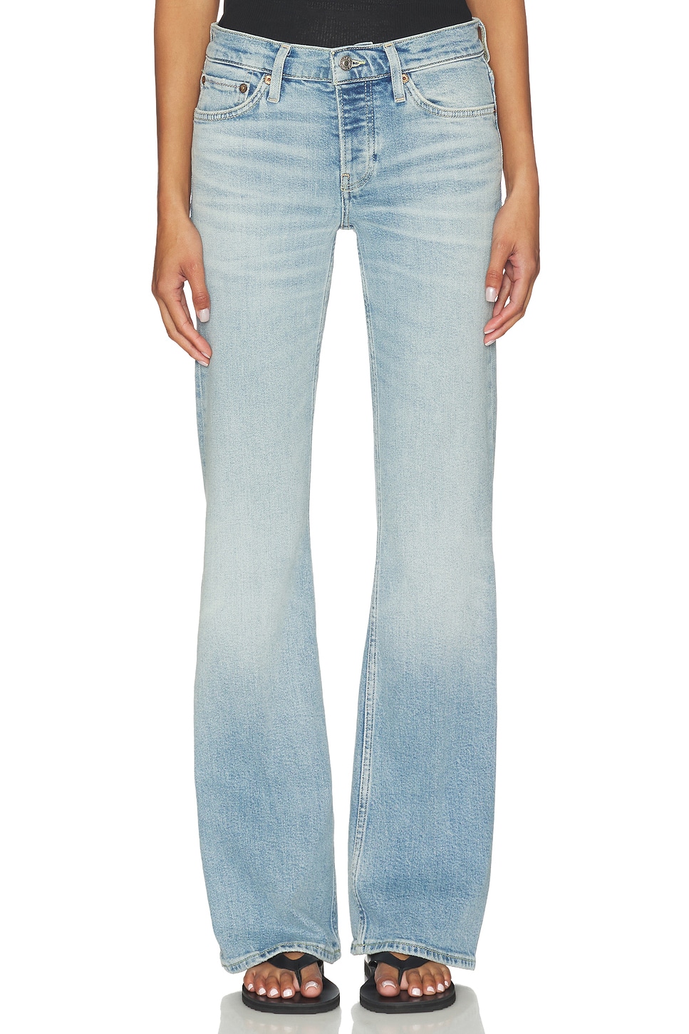70's Mid Rise Bootcut Jeans