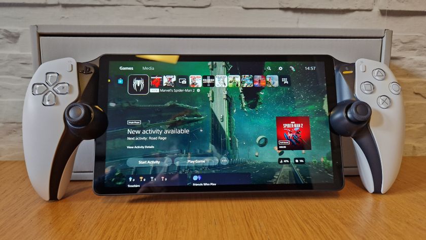 Image of the PlayStation Portal handheld gaming device