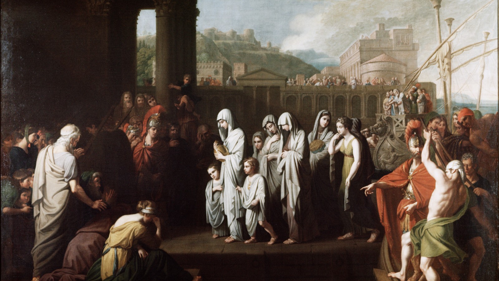 Agrippina Landing at Brundisium With the Ashes of Germanicus