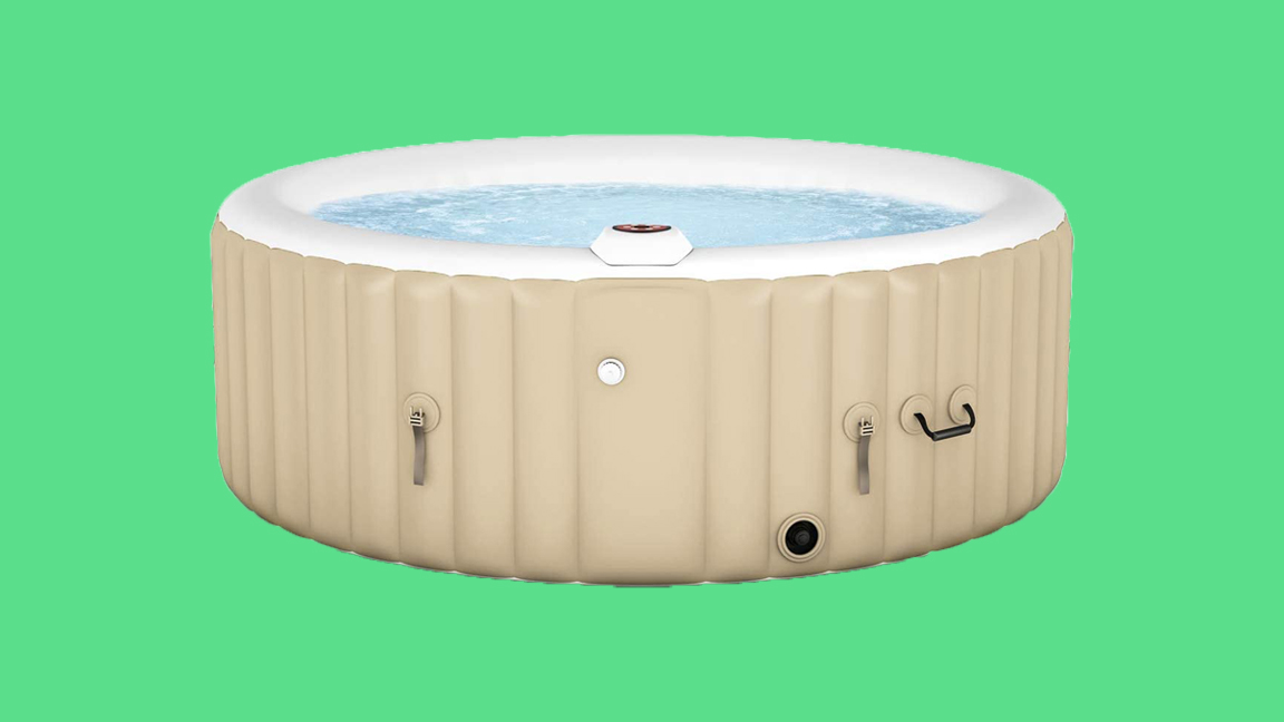 Best Inflatable Hot Tubs: Goplus 4-6 Person Outdoor Spa Inflatable Hot Tub