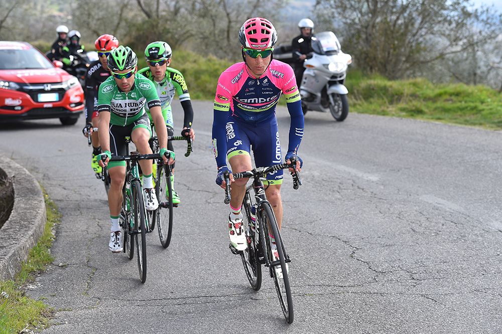 Valerio Conti in the breakaway