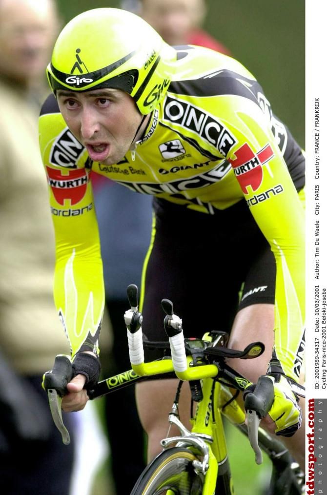 Joseba Beloki time trials for ONCE