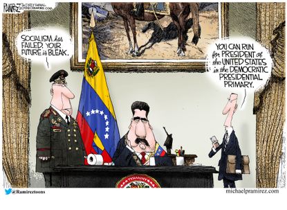 Political Cartoon World Maduro socialism Presidential Election