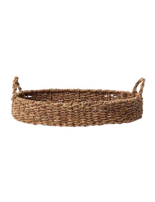 Seagrass Oval Tray