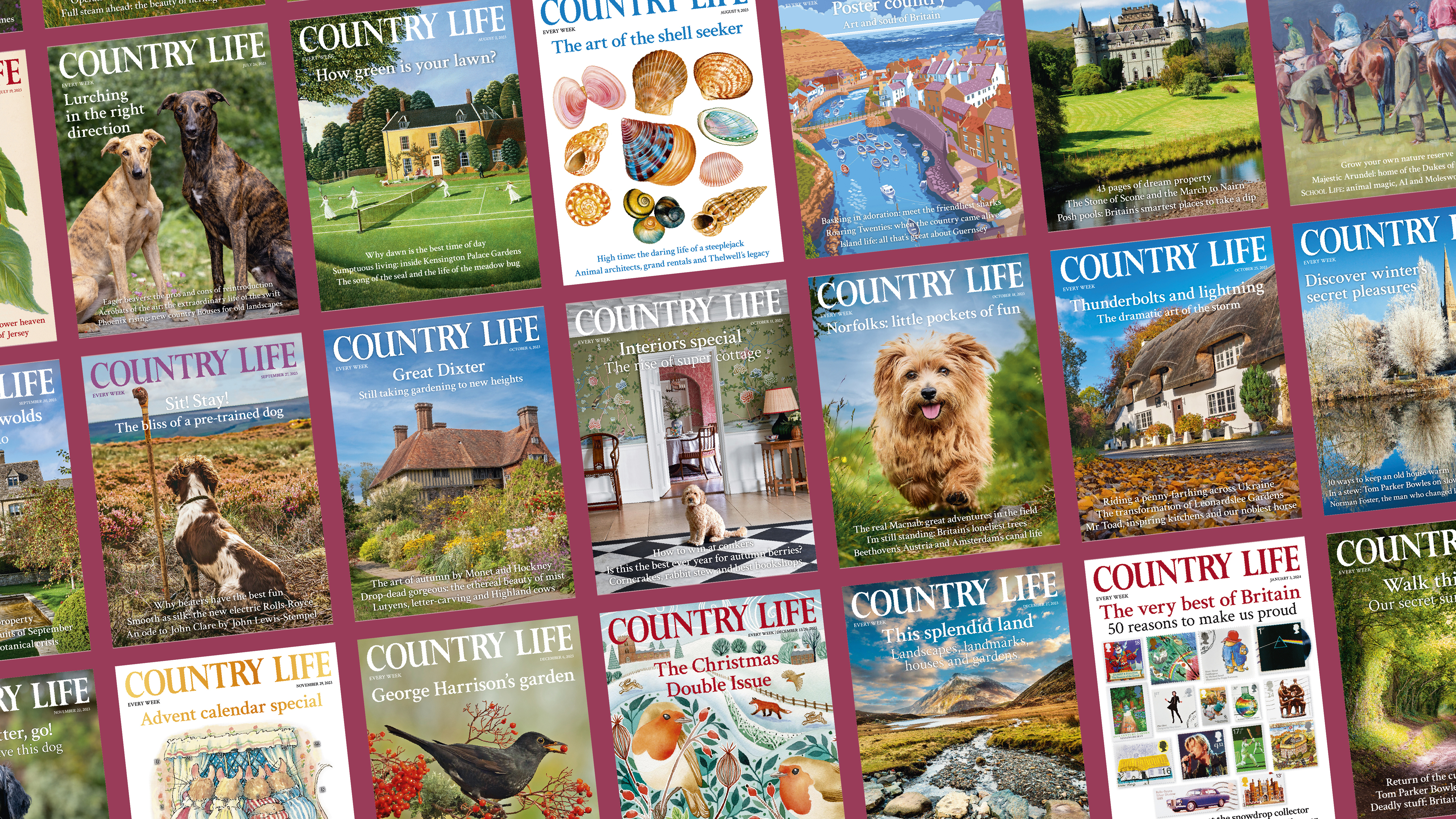 Country Life front covers