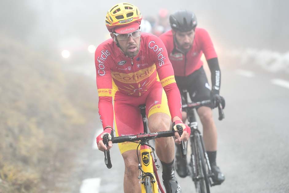 Jesus Herrada in the jersey of Spanish champion