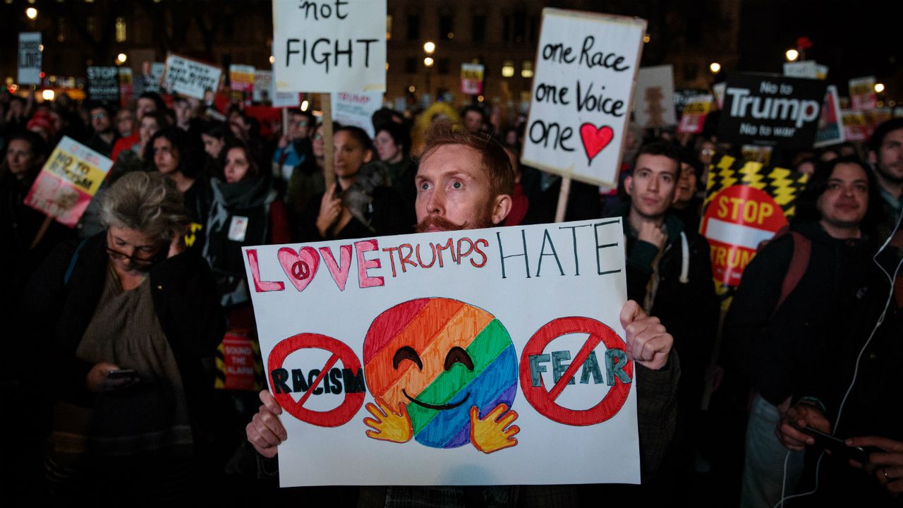 Donald Trump protest