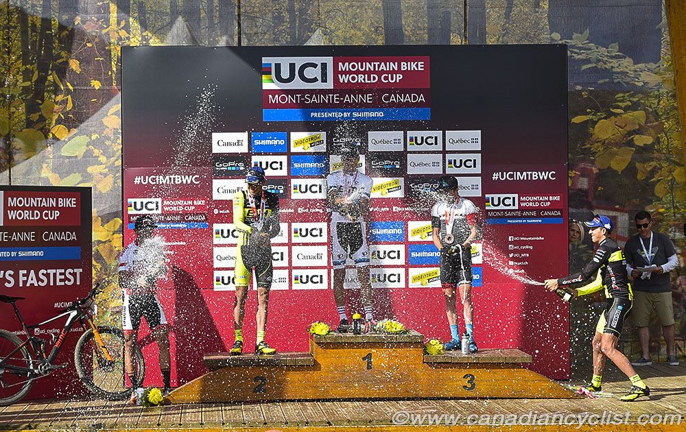 Podium celebrations