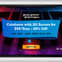 TrueFire All-Access plan, 60% saving: $249, now $99
